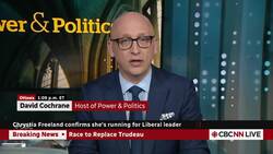 Chrystia Freeland confirms she's running for Liberal leader News Clip