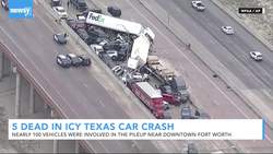 At Least 5 Dead In Massive Car Pileup In Texas News Clip