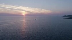 Beautiful 4K aerial video of Dalmatia, Croatia, Europe. Stock Footage