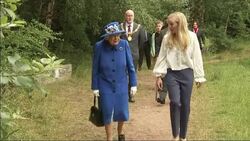 Queen and Princess Anne visit children's community project in Glasgow News Clip