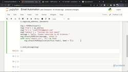 Social Media Automation using Python - Attaching a File with Email Instructional Video