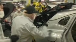 Boris Johnson visits Sunderland's Nissan factory News Clip