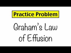 Practice Problem: Graham's Law of Effusion Instructional Video