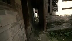 Buildings and lifestyles in Yiqian Old town, Guangchang County Stock Footage