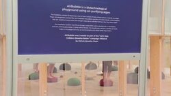 'CLEAN : Air Bubble' playground offers respite from Warsaw pollution News Clip