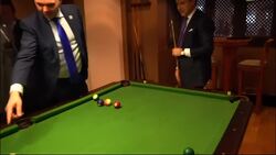 Theresa May goes from Dancing Queen to pool shark with Italy's Conte News Clip