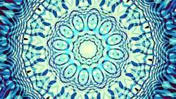 Round mandala pattern. Stock Footage