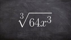 Simplifying the cube root of an expression using prime factorization Instructional Video