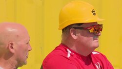 Harland and Wolff workers protest at gates News Clip