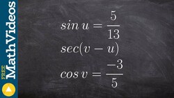 Evaluating the sum and difference for Secant Instructional Video
