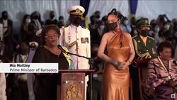 Barbados says goodbye to monarchy, hello to national hero Rihanna News Clip