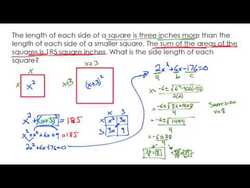 Applications of Quadratics 2 Instructional Video