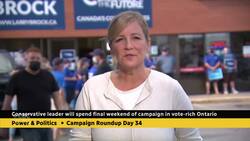 A roundup of where the leaders were on Day 34 of the campaign News Clip