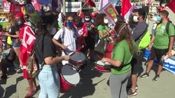 CLEAN : Brazilians take to the streets again to demand Bolsonaro's impeachment News Clip