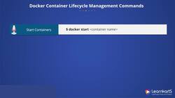 Docker Certified Associate Certification Training Course - Docker Container Lifecycle Management Commands Instructional Video
