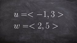 How to subtract two vectors with scalars Instructional Video
