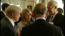 Prince Charles chatting to David Attenborough, Mary Nightingale and John Snow News Clip