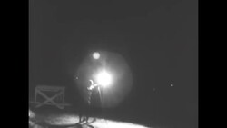 Water skiing show at night in Miami News Clip