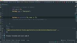 Comprehensive Android Developer Bootcamp - Integers and Concatenation Instructional Video
