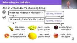 Performing a simple melody as part of a call and response song Instructional Video