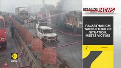 BREAKING: 5 Killed, 37 Injured As CNG Tanker Catches Fire After Truck Collision In Jaipur News Clip