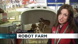 Robots start work on the farm News Clip