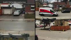 #TheMoment angry geese trapped university students inside their home for days News Clip