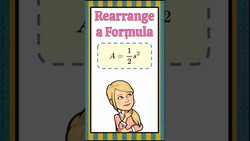 Rearrange a Formula | HS.A-CED.4 Instructional Video