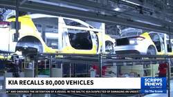 Kia recalling 80,000 vehicles for an airbag issue News Clip