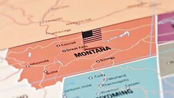 Montana from USA States Stock Footage