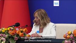 Italy and China sign a 3-year plan as Italian leader Meloni tries to reset relations Instructional Video