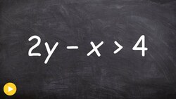 Learn how to graph a linear inequality with shading Instructional Video