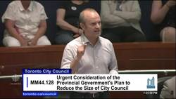 Mike Layton and John Tory clash over Ford's city council decision News Clip