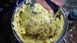 Mashed potatoes Stock Footage