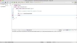 Core Java Programming Course- Array Exercise Instructional Video