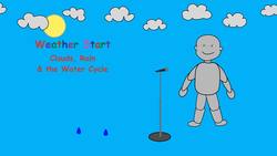 Clouds, Rain and the Water Cycle: Weather jokes and credits Instructional Video