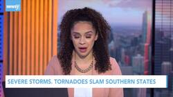 Severe Storms, Tornadoes Slam Southern States News Clip