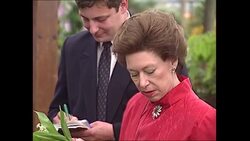 Princess Margaret visits the Chelsea Flower show in 1992 News Clip