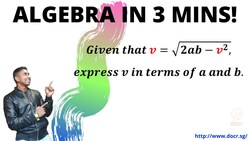 Change the Subject of an Equation! Q18 Instructional Video