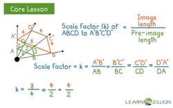 Calculating the Scale Factor of a Dilation Instructional Video