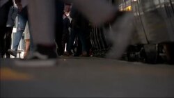 UK: London Bridge Station during Coronavirus epidemic. News Clip