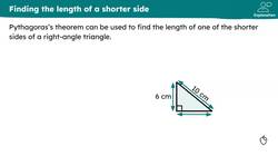 Checking and securing understanding of Pythagoras' theorem Instructional Video