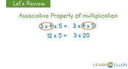 Using the Associative Property of Multiplication with Rational Numbers Instructional Video
