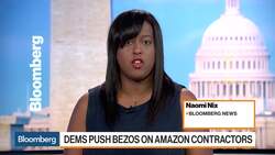 Democrats Push Bezos on Amazon Contractors News Clip