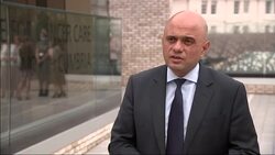 Exterior interview with Health Secretary Sajid Javid as he visits Carlisle and officially opens new cancer centre in the region News Clip