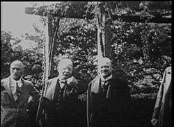 French ministers Pierre Laval and Aristide Briand 1925 Locarno Treaties French military leave the Ruhr Gustav Stresemann speaks at League of Nations Stock Footage