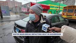 Highbridge water main break leaves some neighbors without heat News Clip