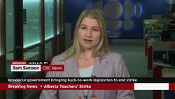 Alberta to table back-work legislation to end teachers' strike News Clip