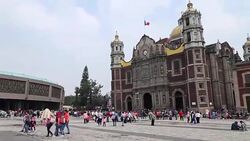 Basilica of Our Lady of Guadalupe Stock Footage