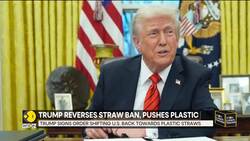Trump reverses straw ban, pushes plastic News Clip